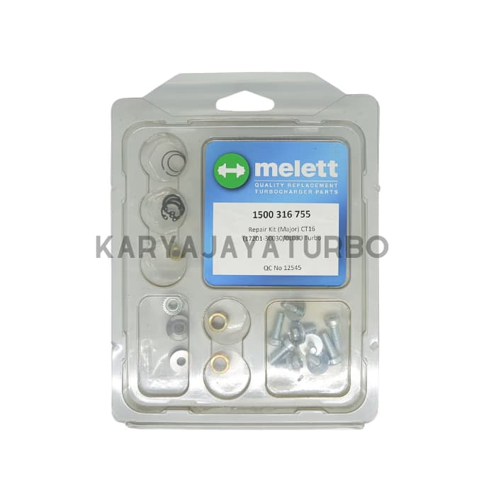 1500-316-755 REPAIR KIT TURBO HILUX CT16 MELETT 17201-0L030 17201-30030
