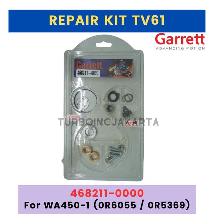 468211-0000 REPAIR KIT TURBO WA450-1 TV61 TV77 GARRETT (MAJOR KIT)