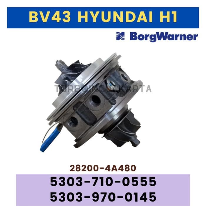 BV43 CARTRIDGE TURBO HYUNDAI H1 BORGWARNER 5303-710-0555 / 28200-4A480