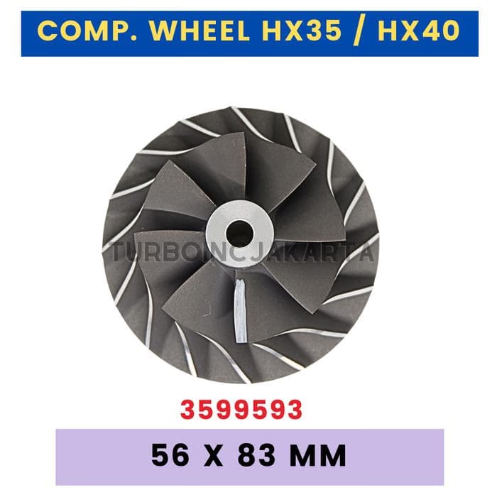 COMPRESSOR WHEEL HX35 HX40 (56mm)