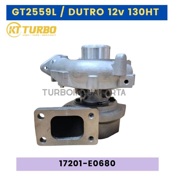GT2559L TURBO DUTRO 12v 130HT / W04D 17201-E0680, 17201-EW021, 786363-0006