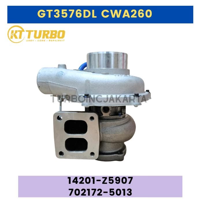 GT3576DL TURBO NISSAN CWA260 PK125 14201-Z5907 / 702172-0013