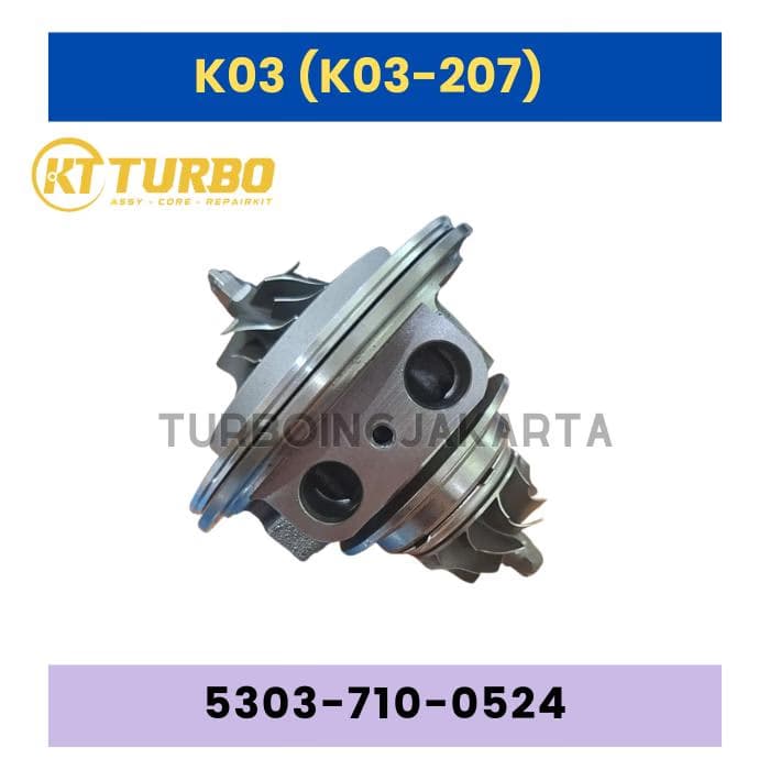 K03 CARTRIDGE TURBO K03-207 VW 5303-710-0524 CARTRIDGE VOLKSWAGEN CORE