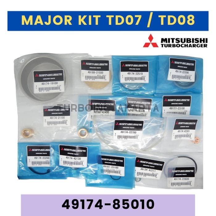 MAJOR KIT TD07/TD08 MITSUBISHI 49174-85010 REPAIR KIT 8DC9T