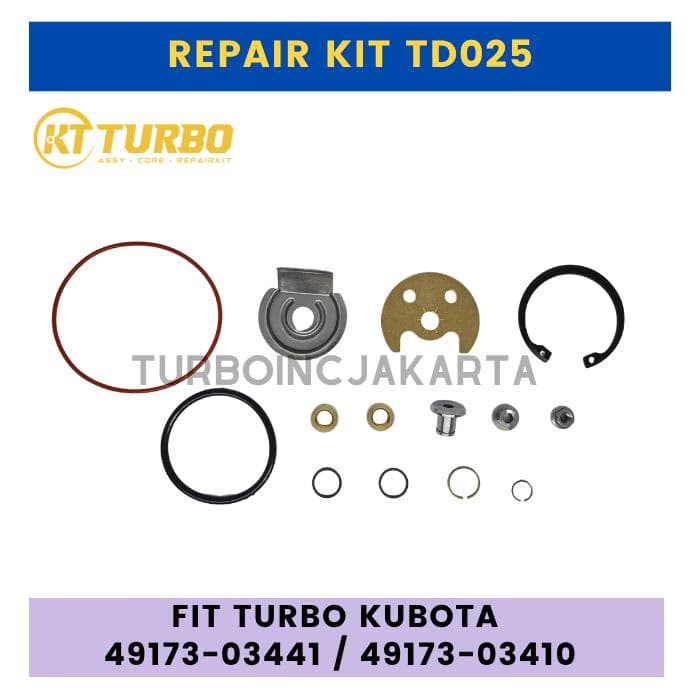 REPAIR KIT TD025-05T FOR TURBO KUBOTA 49173-03441 / 49173-03410