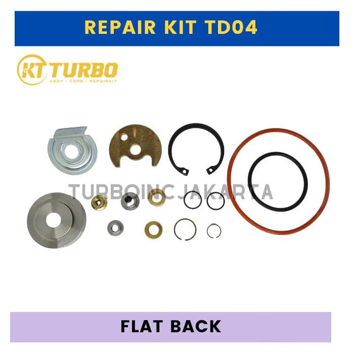REPAIR KIT TD04 / TC04 REPAIRKIT TURBO SERVICE KIT (FLAT BACK CW)
