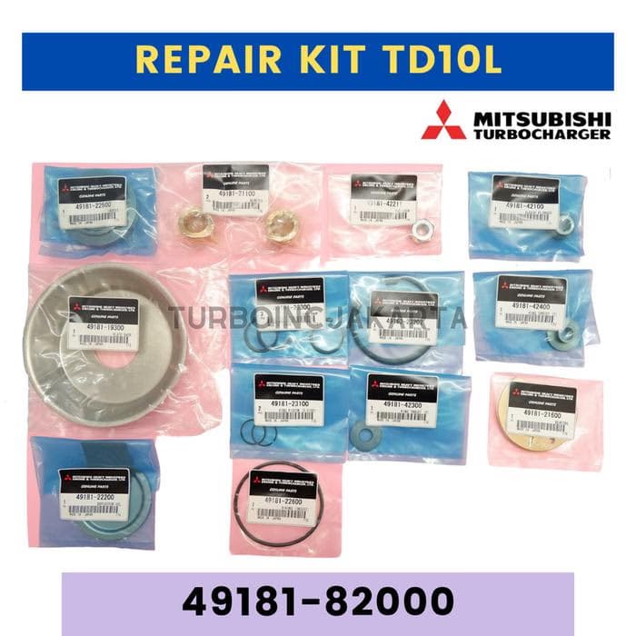 REPAIR KIT TD10 MITSUBISHI S6A S12A 49181-82000 TD10L SERVICE KIT