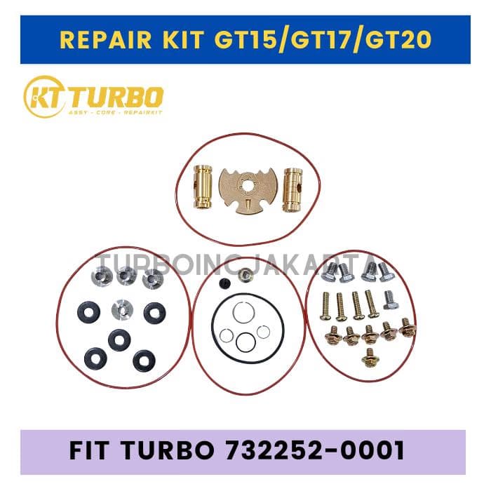 REPAIR KIT TURBO GT15/GT17/GT20 732252-0001