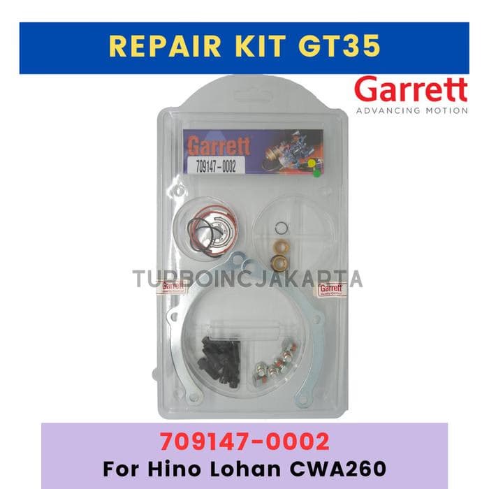 REPAIR KIT TURBO GT35 709147-0002 GARRETT HINO LOHAN
