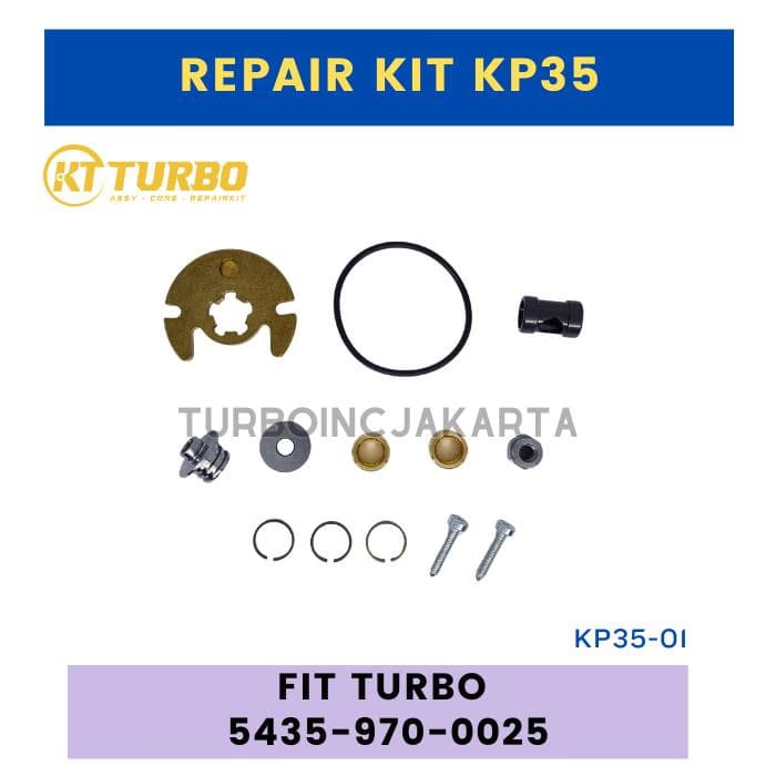 REPAIR KIT TURBO KP35 RENAULT K9K EURO 5 FIT TURBO 5435-970-0025
