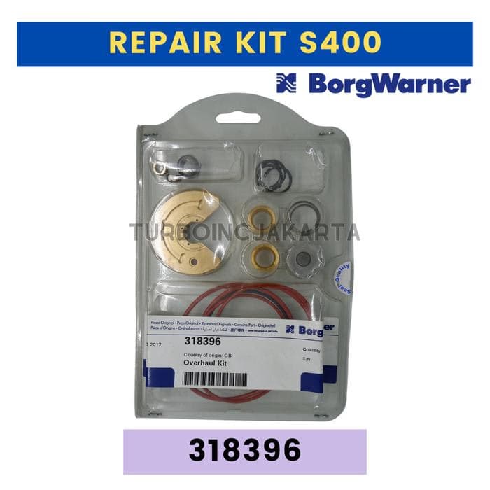 REPAIR KIT TURBO S400 BORGWARNER 318396