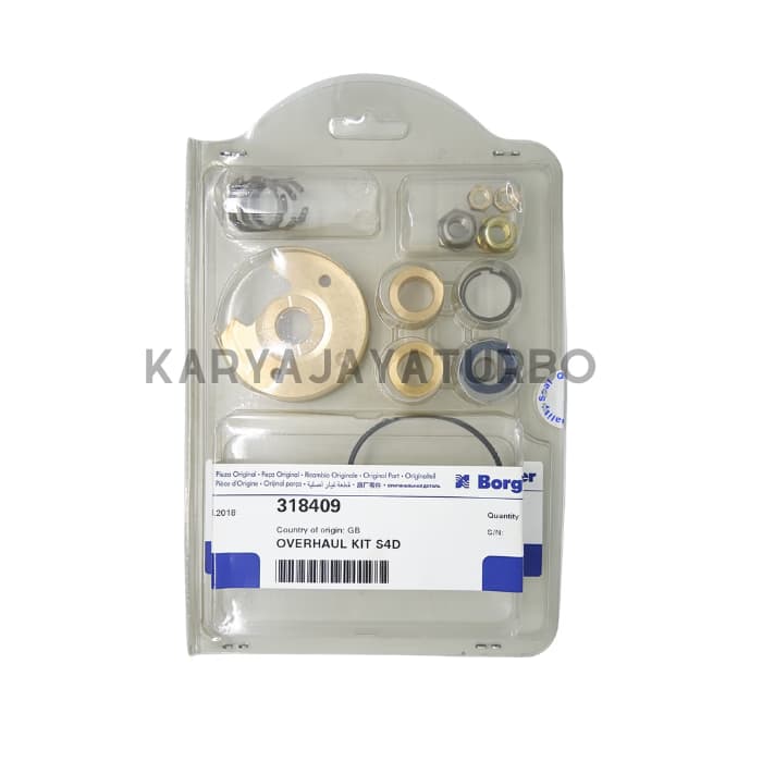 REPAIR KIT TURBO S4D 318409 BORGWARNER OVERHAUL KIT