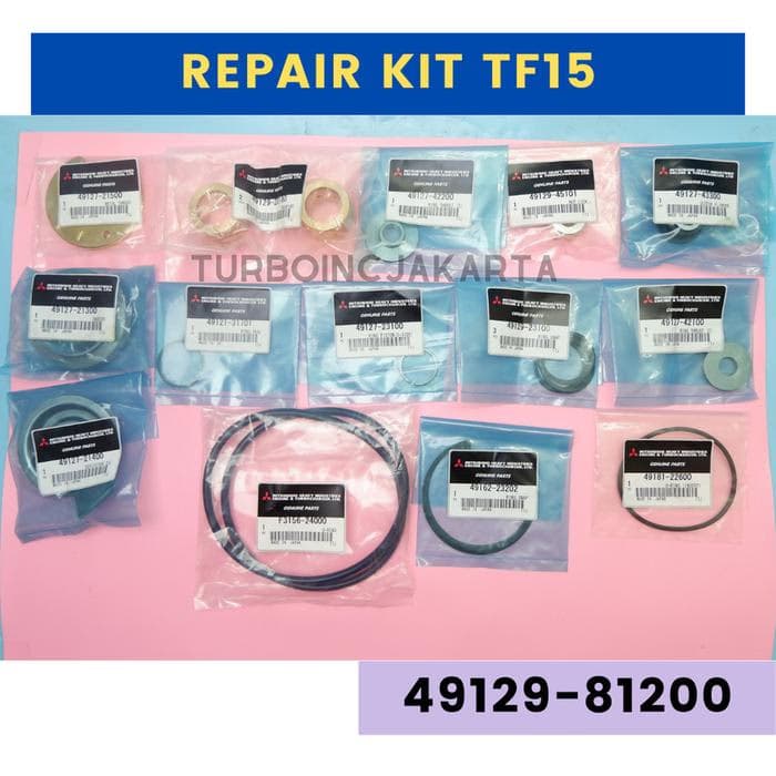 REPAIRKIT TF15 TURBO MITSUBISHI 49129-81200 REPAIR KIT TF15 JAPAN