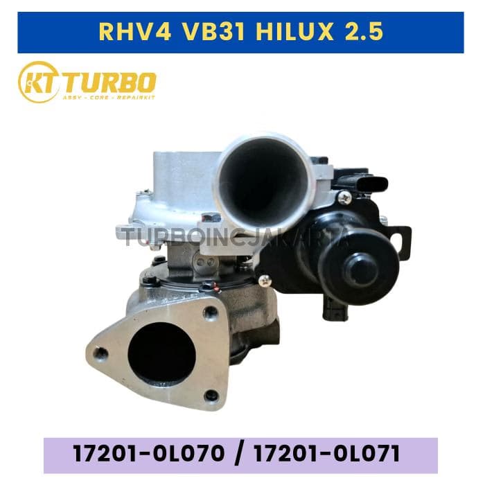 RHV4 VB31 TURBO TOYOTA HILUX 2500cc 2KD 17201-0L070 / 17201-0L071