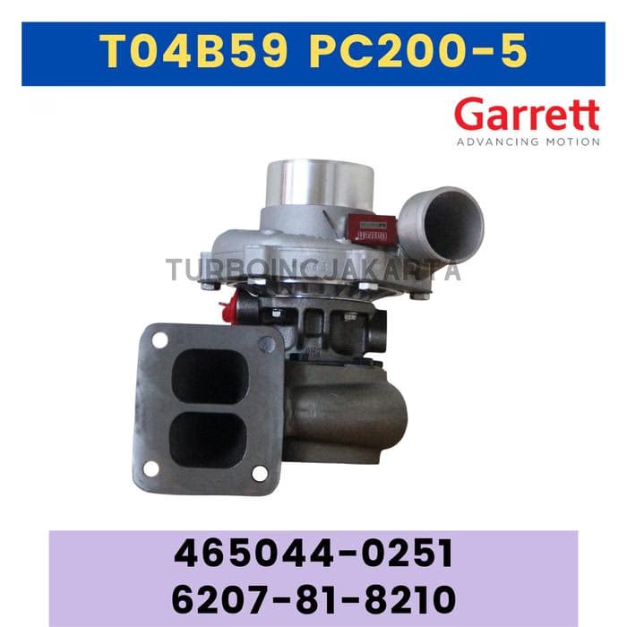 T04B59 TURBO PC200-5 SA6D95 GARRETT 465044-0251 / 6207-81-8210