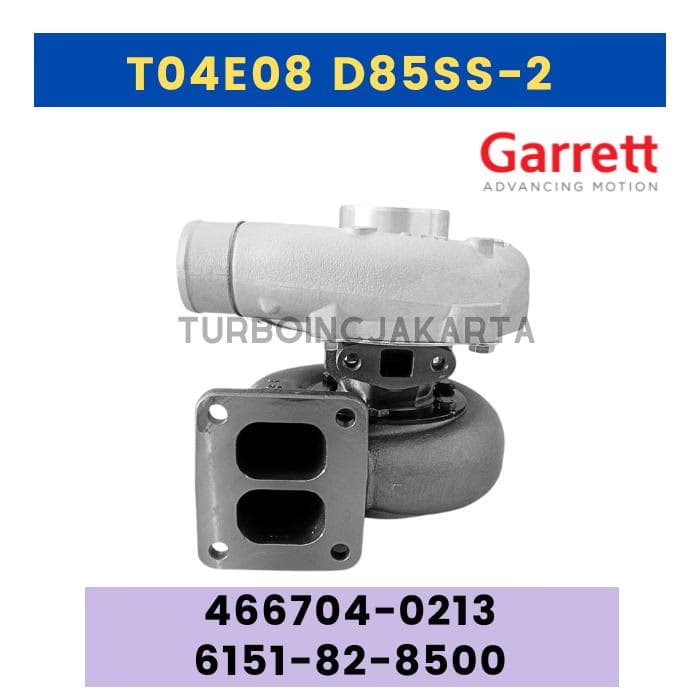 T04E08 TURBO D85SS-2 466704-0213 GARRETT D85 6151-82-8500