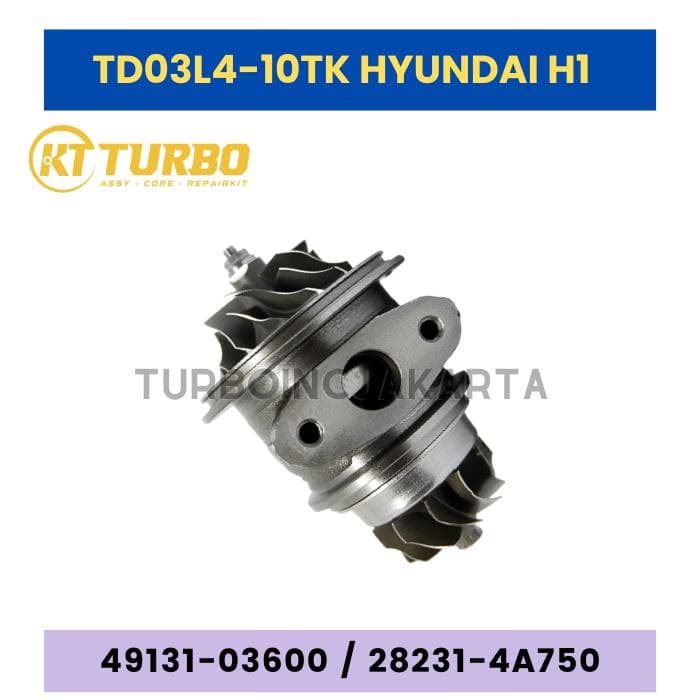TD03L CARTRIDGE HYUNDAI H1 A2 CARTRIDGE TURBO TD03L4-10TK 49131-03600