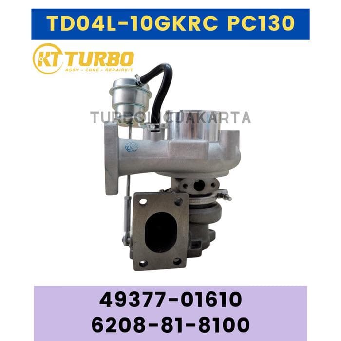 TD04L-10GKRC TURBO KOMATSU PC130-7 49377-01610 / 6208-81-8100 PC78