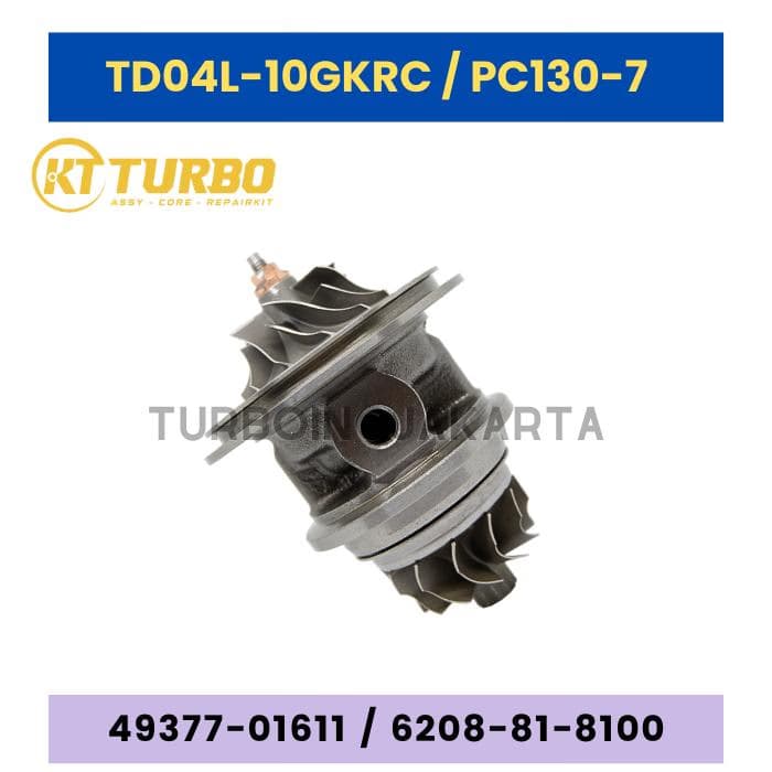 TD04L CARTRIDGE TURBO TD04L-10GKRC / PC130-7 CARTRIDGE 49377-01611