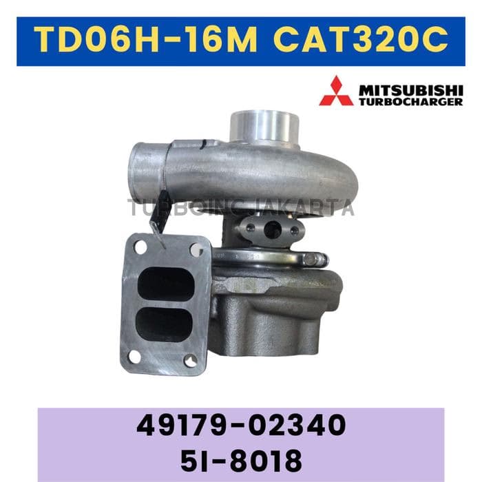 TD06H-16M TURBO ASSY CAT320C CAT320D MITSUBISHI 49179-02340 5I-8018