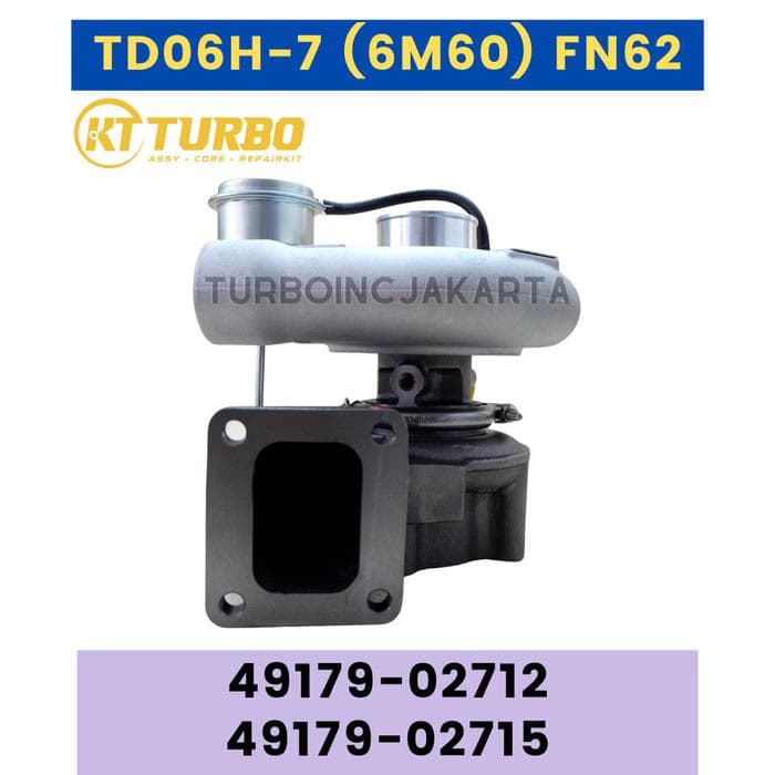 TD06H-7 TURBO FUSO 6M60 FN62 49179-02712 / 49179-02715 TD06-7