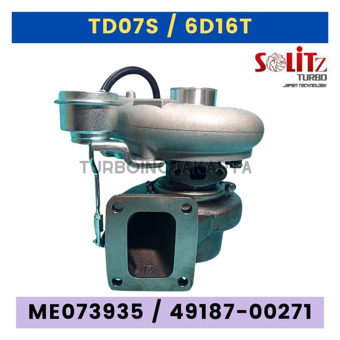 TD07S TURBOCHARGER GENJO 6D16T FUSO TRUCK FM557 SOLITZ ME073935 / 49187-00271