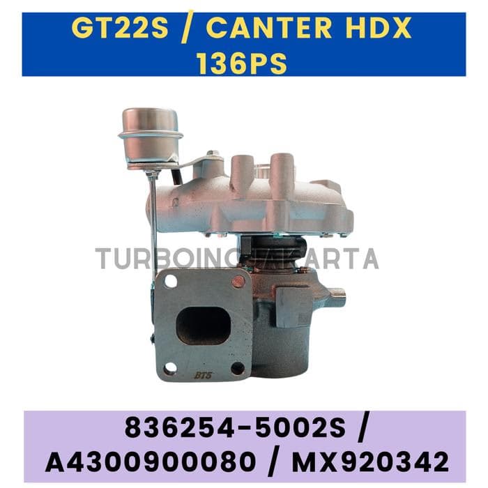 TURBO ASSY GT22S CANTER 136PS HDX TURBO CHARGER 836254-0002