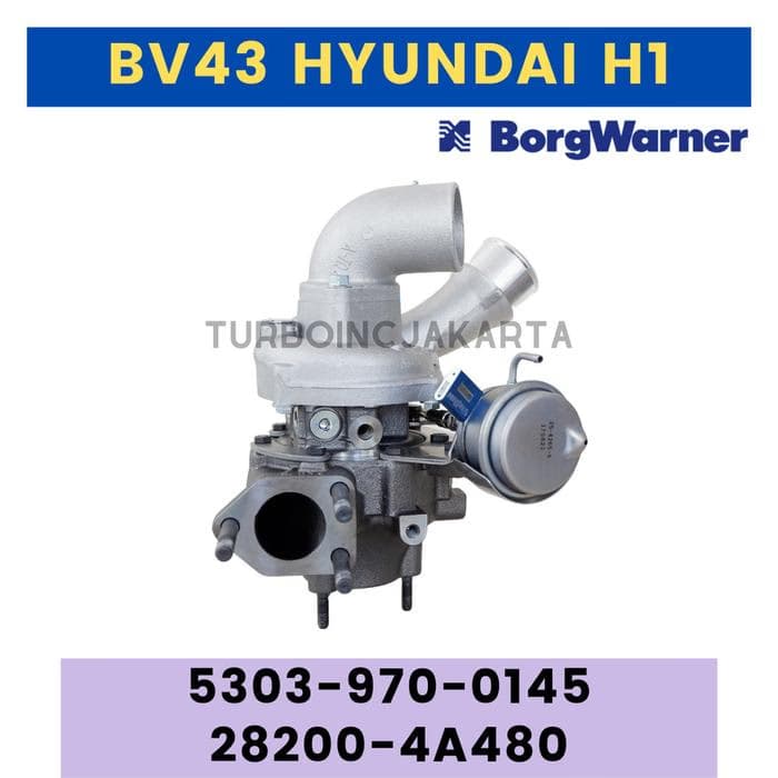 TURBOCHARGER BV43 TURBO CHARGER HYUNDAI H1 BORGWARNER 5303-988-0145 28200-4A480