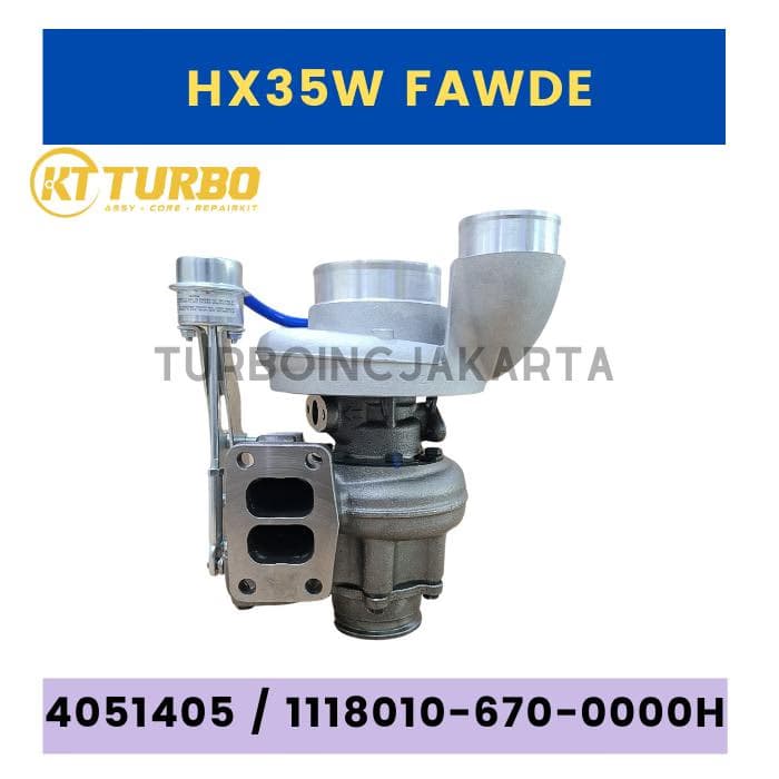TURBOCHARGER HX35W FAWDE Cummins 6DL 4051405