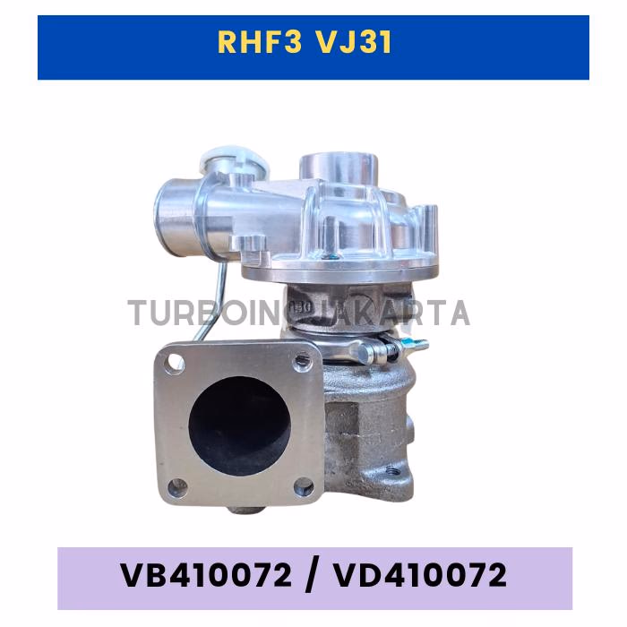 TURBOCHARGER RHF3 VJ31 ASSY MAZDA FORD RANGER WLE7 VB410072