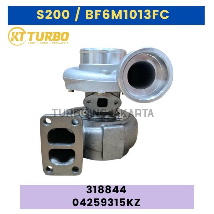 TURBOCHARGER S200 Industrial Engine 318844 BF6M1013FC